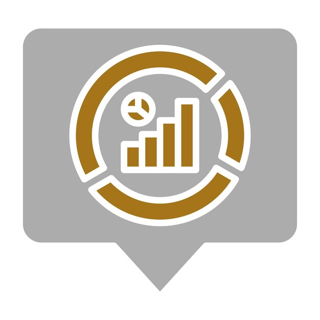 Estilo del icono de las comunicaciones estratégicas