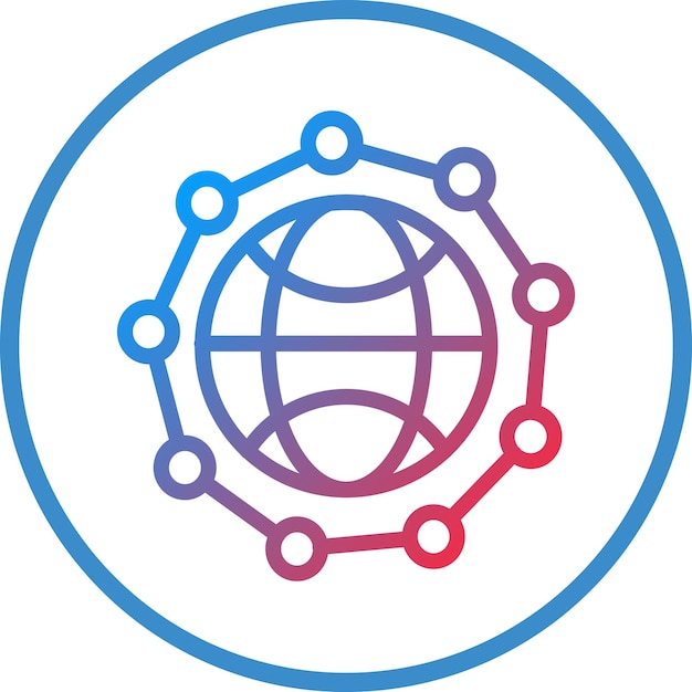 Estilo de icono de la comunidad de diseño vectorial