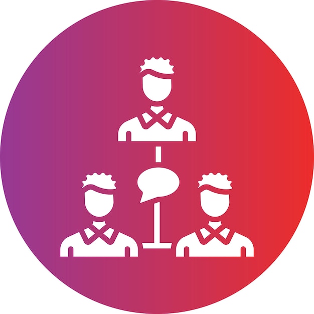 Estilo de icono de la comunidad de diseño vectorial