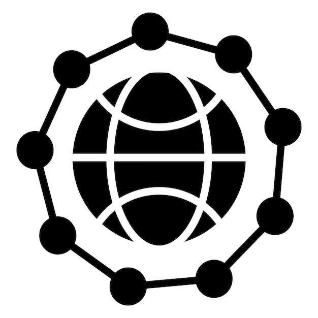 Estilo de icono de la comunidad de diseño vectorial