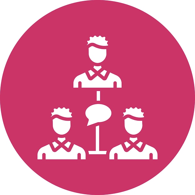 Estilo de icono de la comunidad de diseño vectorial