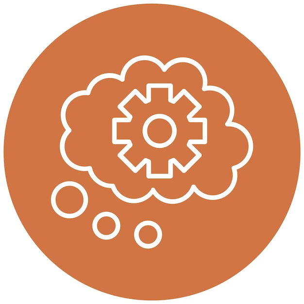 Estilo del icono del concepto de diseño vectorial