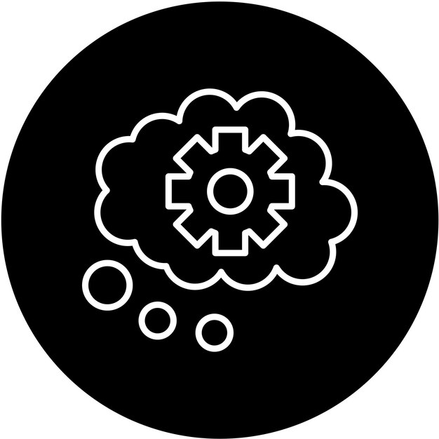 Estilo del icono del concepto de diseño vectorial