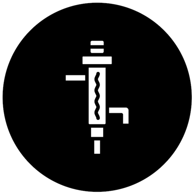 Estilo del icono del condensador de diseño vectorial
