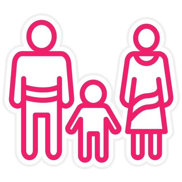 Estilo del icono de conexión de diseño vectorial