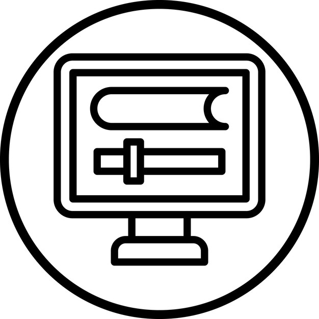 Estilo del icono de la conferencia en línea