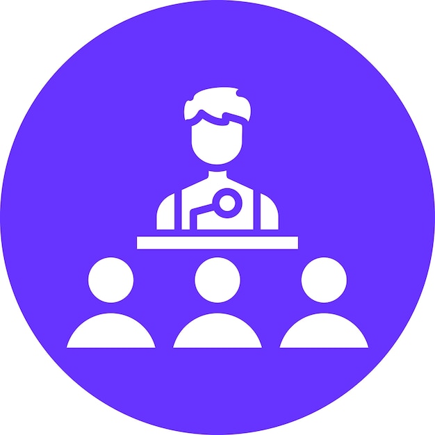 Estilo del icono de la conferencia