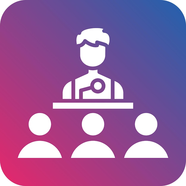 Estilo del icono de la conferencia