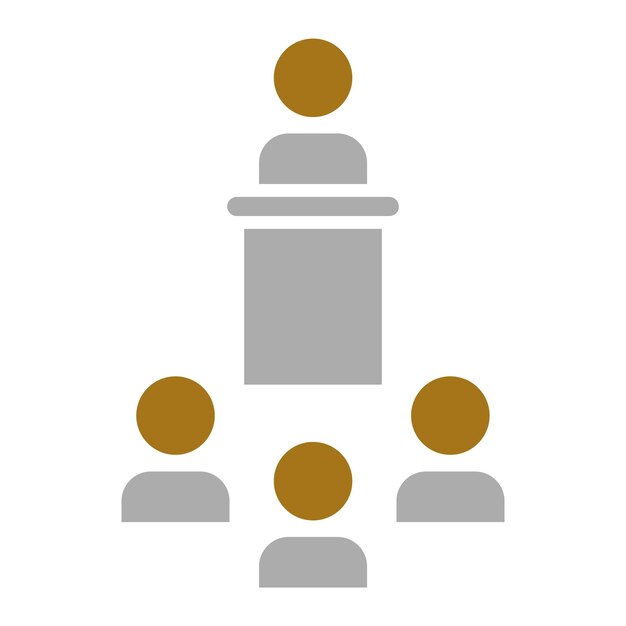 Estilo de icono del Congreso de Diseño Vector