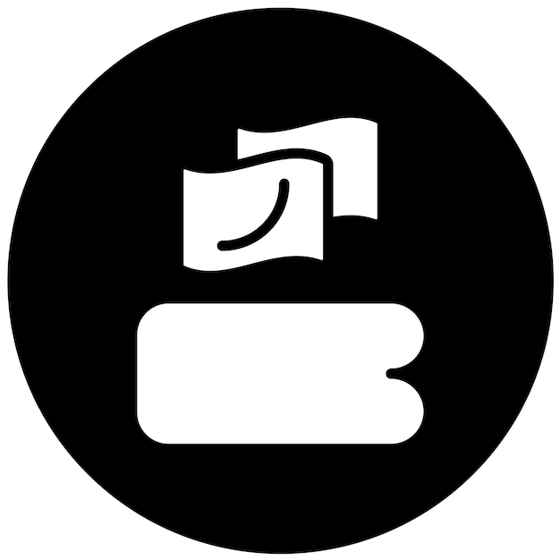 Estilo del icono del conjunto de camas de diseño vectorial
