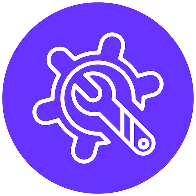 Estilo del icono del conjunto de herramientas de diseño vectorial