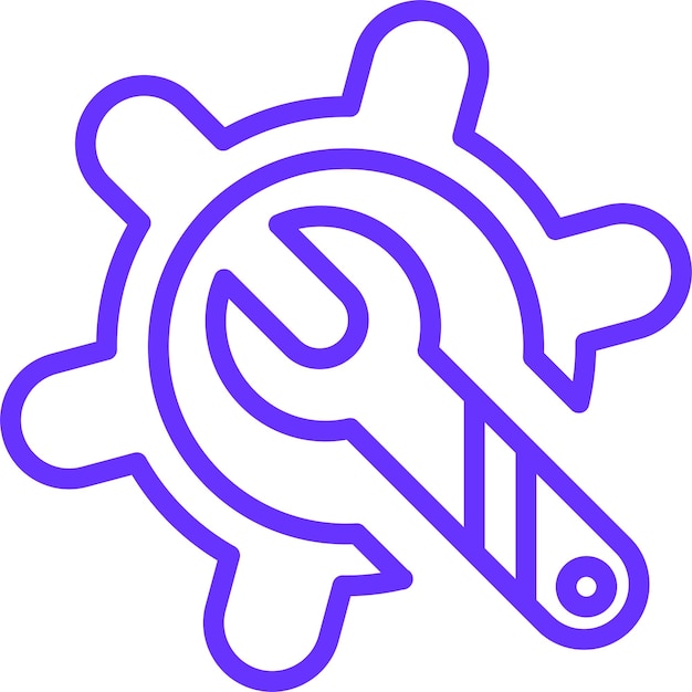 Estilo del icono del conjunto de herramientas de diseño vectorial