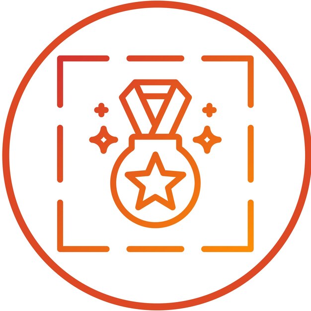 Estilo del icono de conmemoración del diseño vectorial