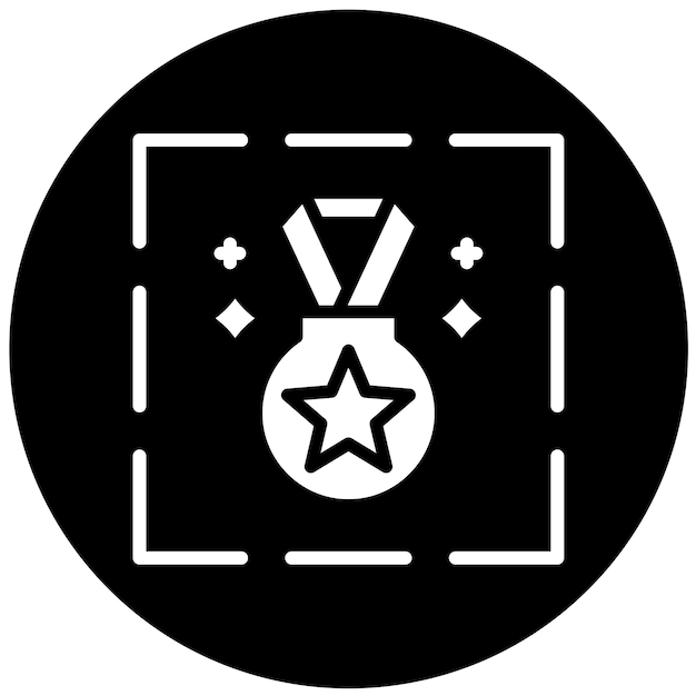 Estilo del icono de conmemoración del diseño vectorial