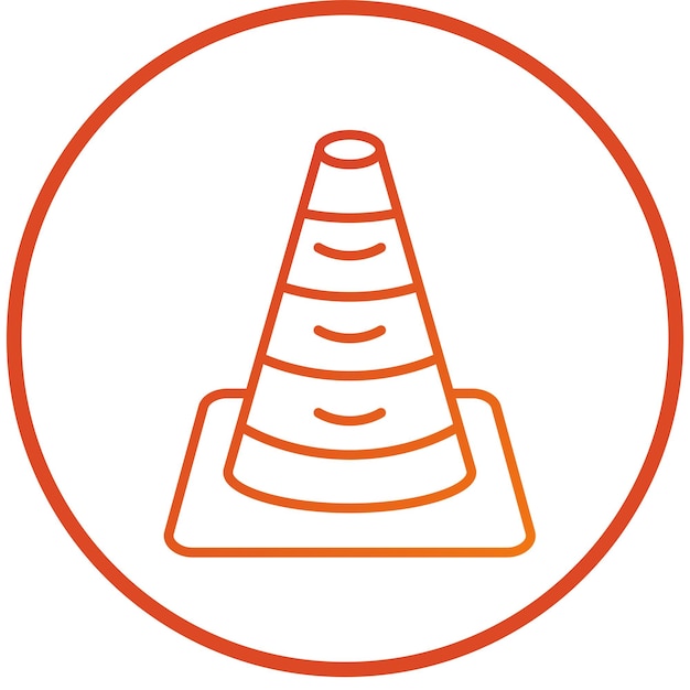 Estilo del icono del cono