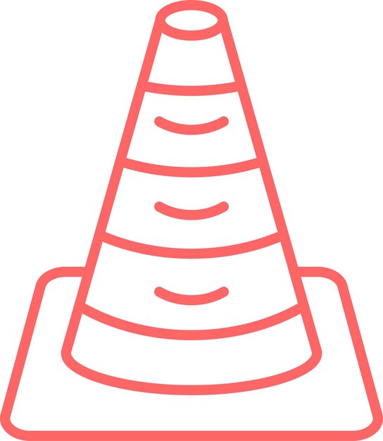 Estilo del icono del cono