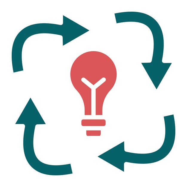 Estilo del icono del conservador de energía de diseño vectorial