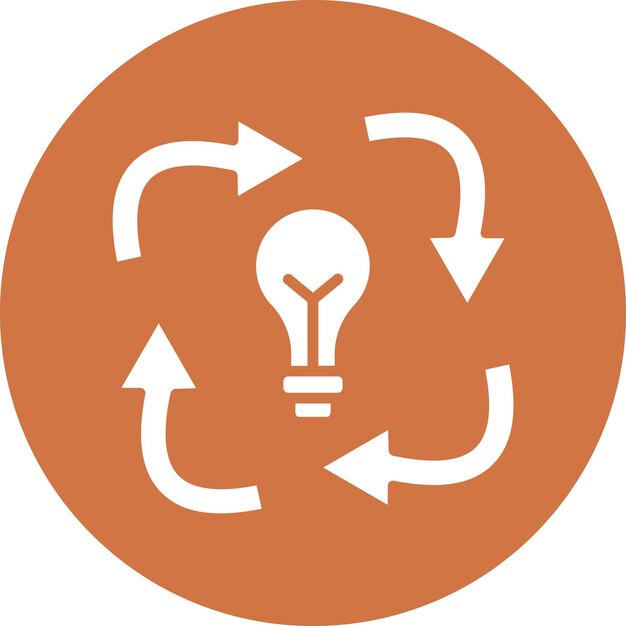 Estilo del icono del conservador de energía de diseño vectorial
