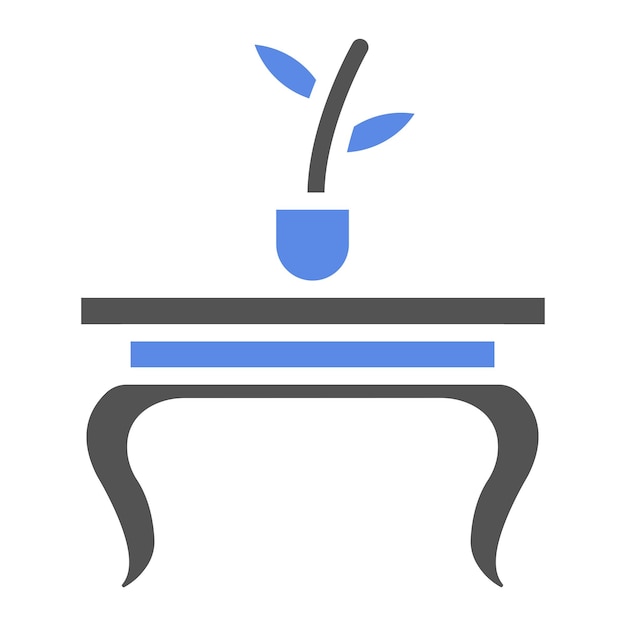 Estilo del icono de la consola de diseño vectorial de la tabla
