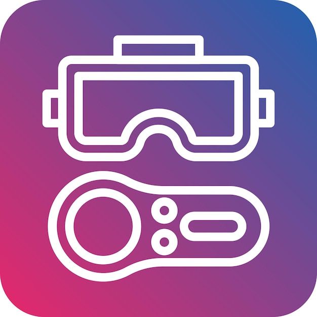 Estilo del icono de la consola de diseño vectorial
