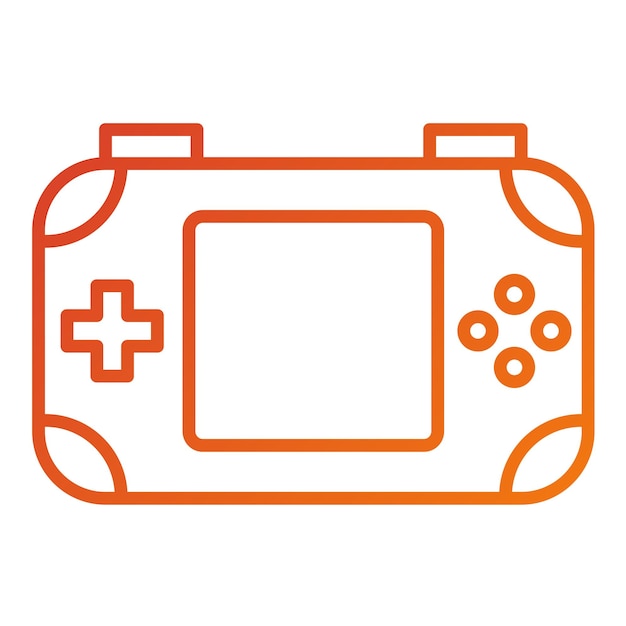 Estilo del icono de la consola de diseño vectorial