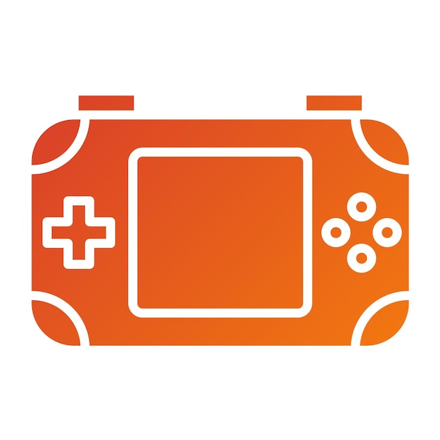 Estilo del icono de la consola de diseño vectorial