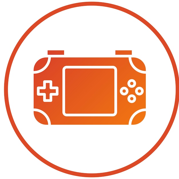 Estilo del icono de la consola de diseño vectorial