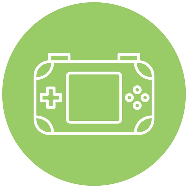 Estilo del icono de la consola de diseño vectorial