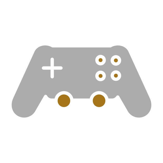 Estilo de icono de la consola de juegos de diseño vectorial