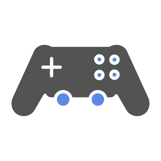 Estilo de icono de la consola de juegos de diseño vectorial