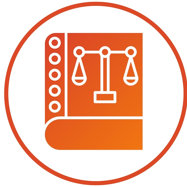 Estilo del icono de la constitución del diseño vectorial