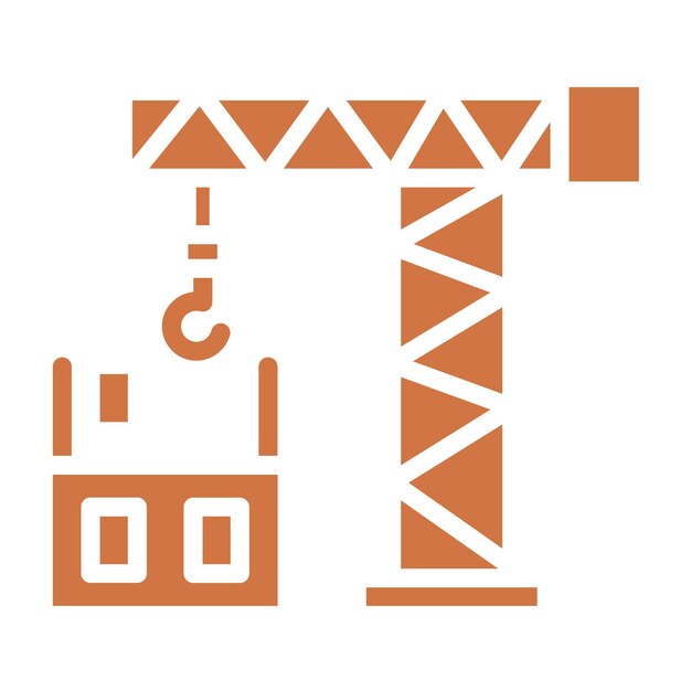 Estilo de icono de construcción de diseño vectorial