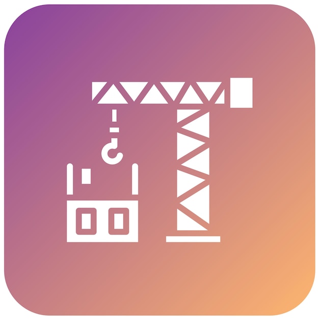 Estilo de icono de construcción de diseño vectorial