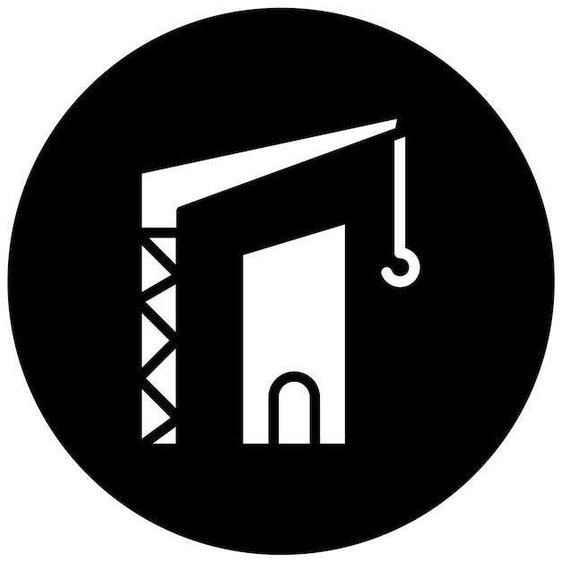 Estilo de icono de construcción de diseño vectorial