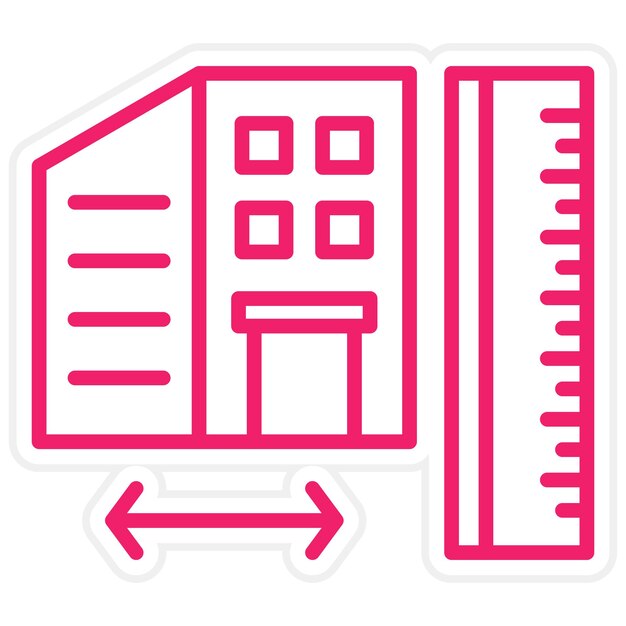 Estilo de icono de construcción de diseño vectorial