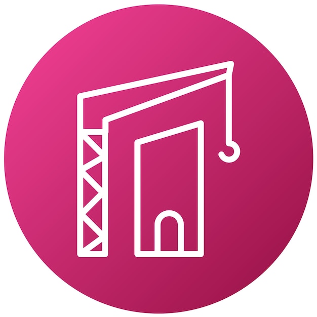 Estilo de icono de construcción de diseño vectorial
