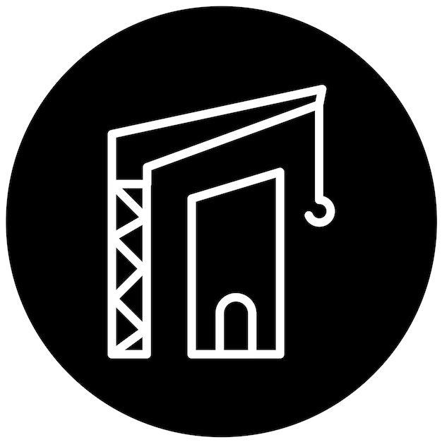 Estilo de icono de construcción de diseño vectorial