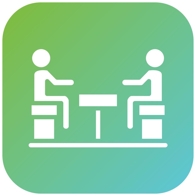 Estilo del icono de consulta de diseño vectorial