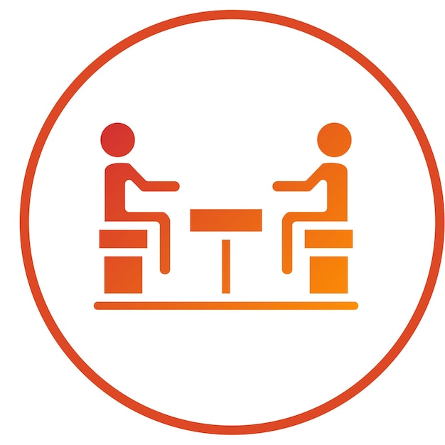 Estilo del icono de consulta de diseño vectorial