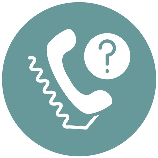 Estilo del icono de la consulta de diseño vectorial