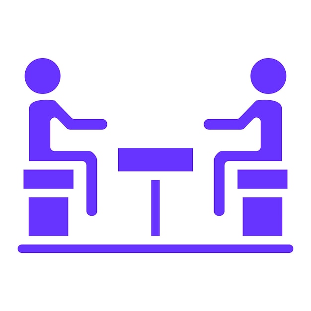 Estilo del icono de consulta de diseño vectorial