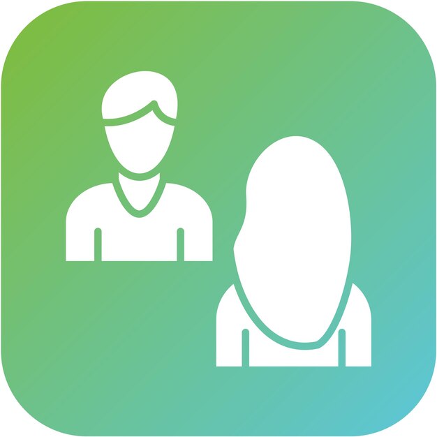 Estilo de icono de consultoría de diseño vectorial