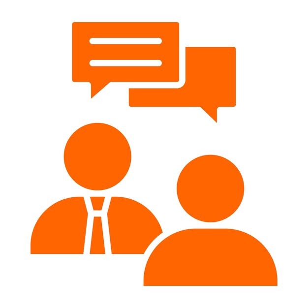 Estilo de icono de consultoría de diseño vectorial