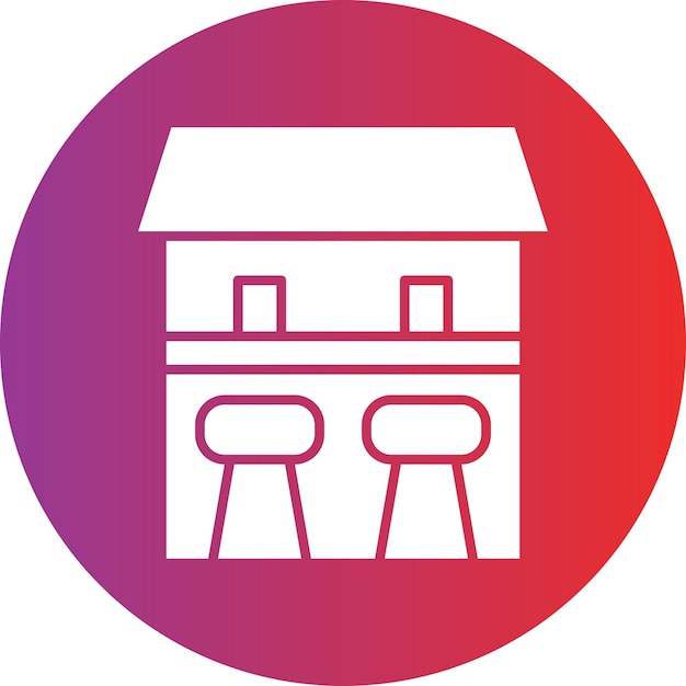 Estilo de icono del contador de la barra de diseño vectorial