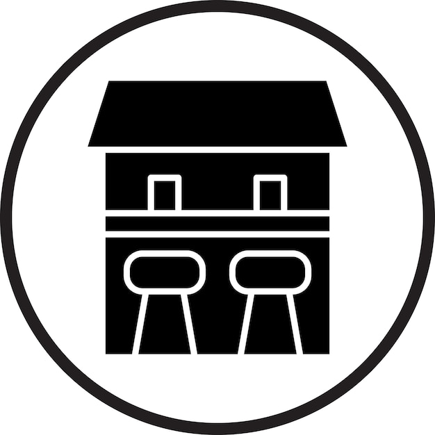 Estilo de icono del contador de la barra de diseño vectorial
