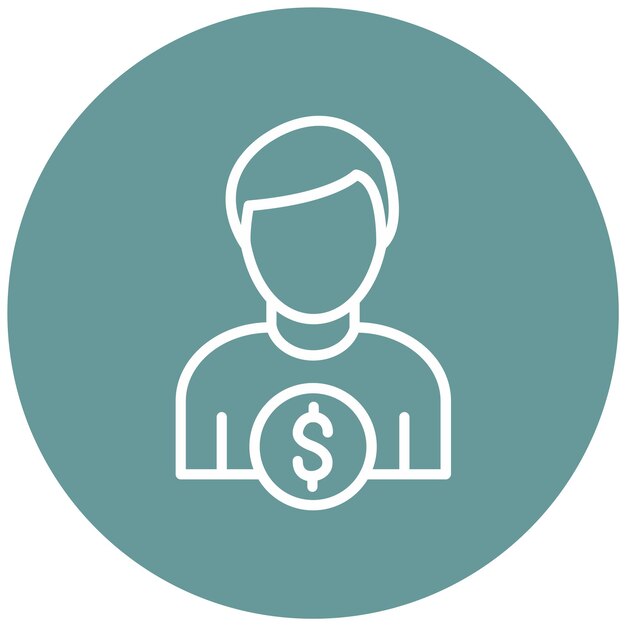 Estilo del icono del contador de diseño vectorial