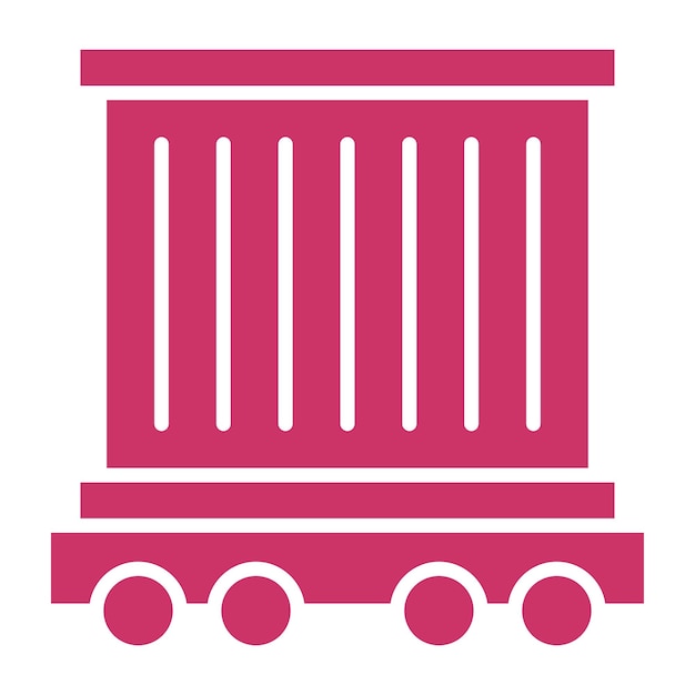 Estilo del icono del contenedor de diseño vectorial