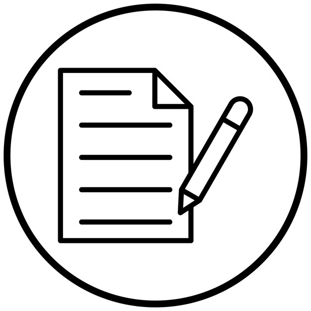 Estilo del icono del contenido del diseño vectorial