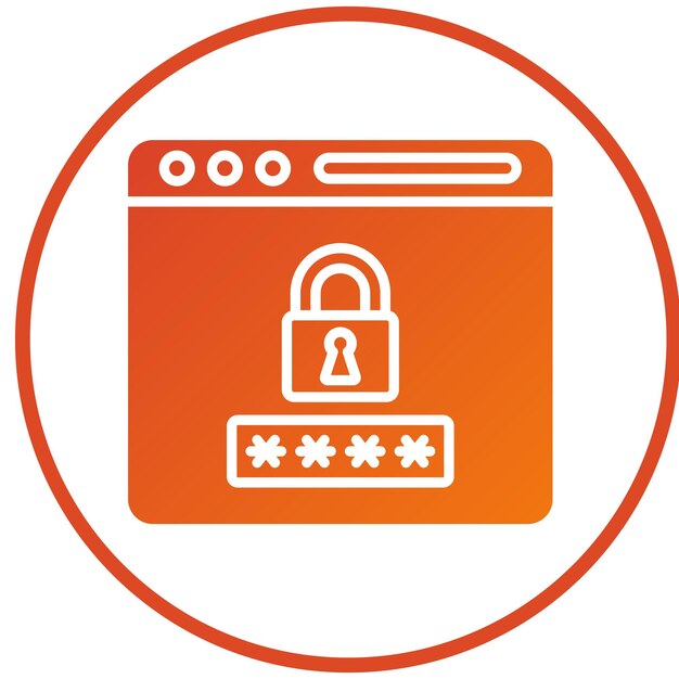 Estilo del icono de la contraseña del sitio web