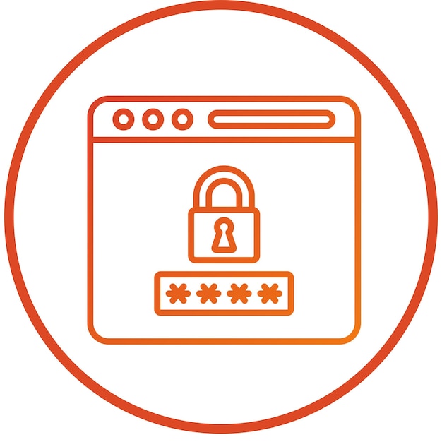Estilo del icono de la contraseña del sitio web